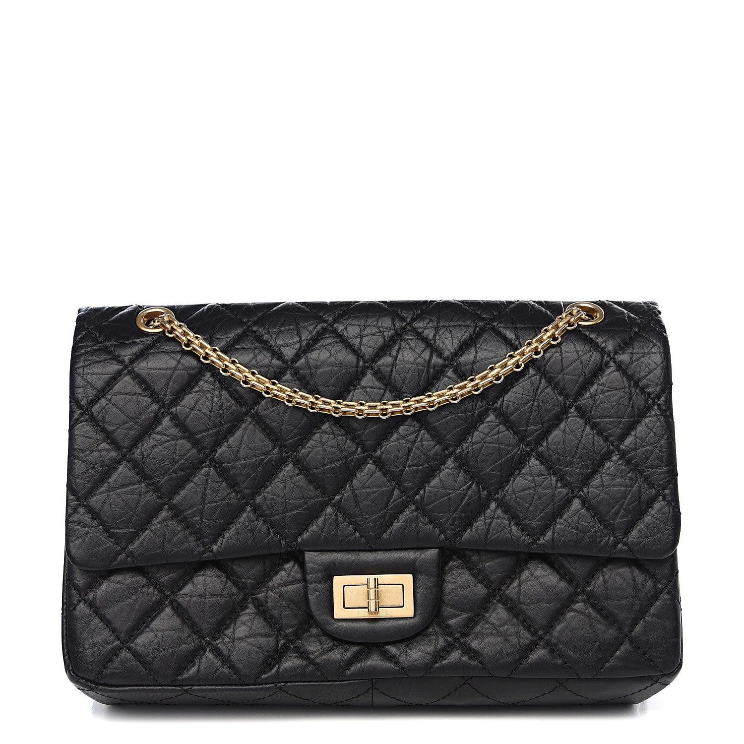 Chanel Aged Calfskin Quilted 2.55 Reissue 227 Flap Black 1 of 11