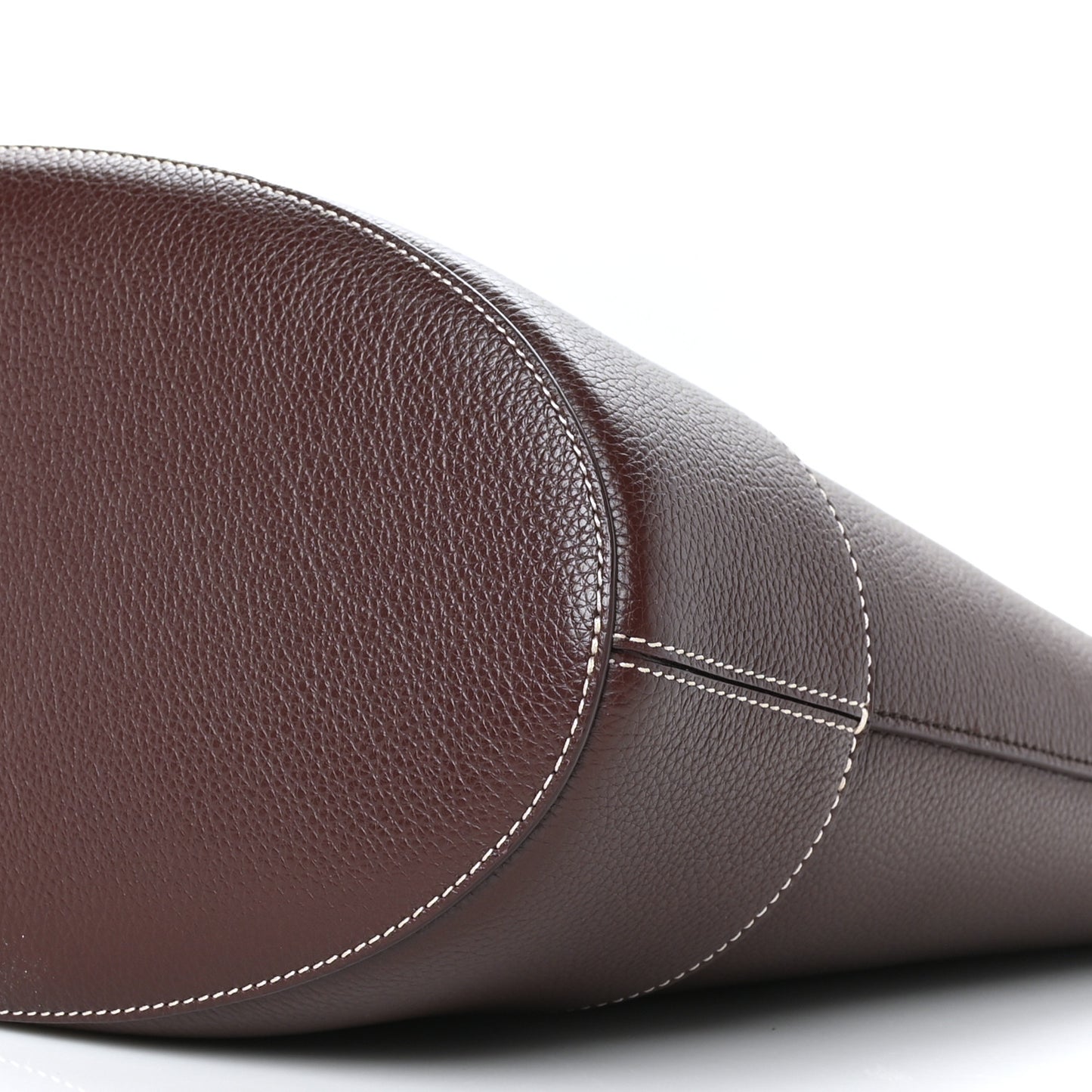 Small Classic Grain Silky Calfskin Lily Tote Oxblood