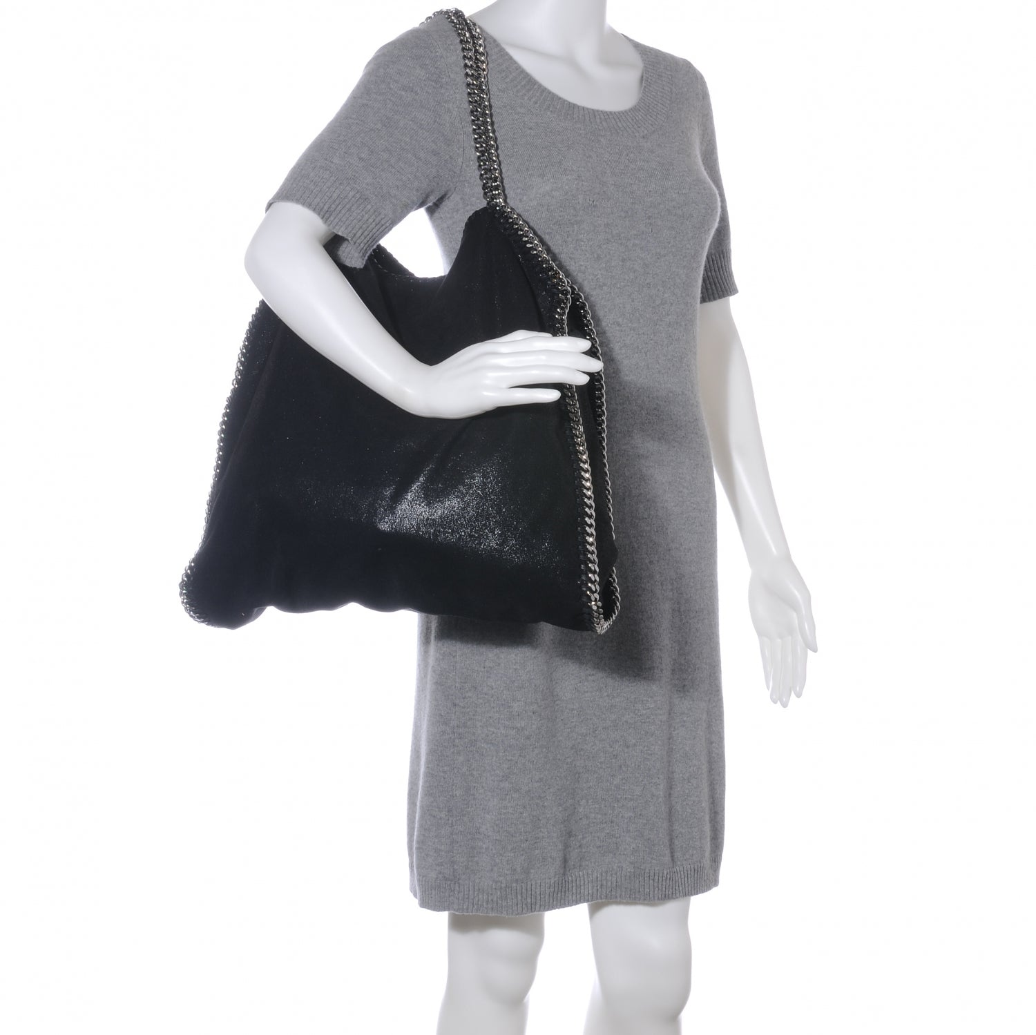 Stella McCartney Faux Leather Large Falabella Tote Black 2 of 7