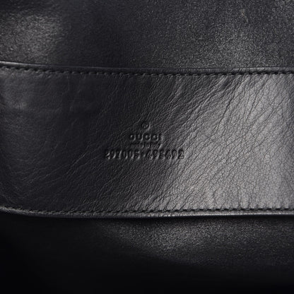 Gucci Calfskin Large Horsebit Tote Black 8 of 34