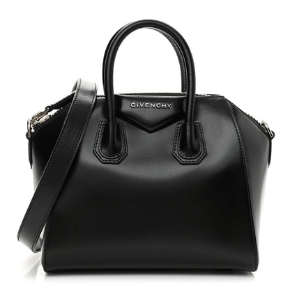 Givenchy Shiny Lord Calfskin Mini Antigona Black 1 of 13