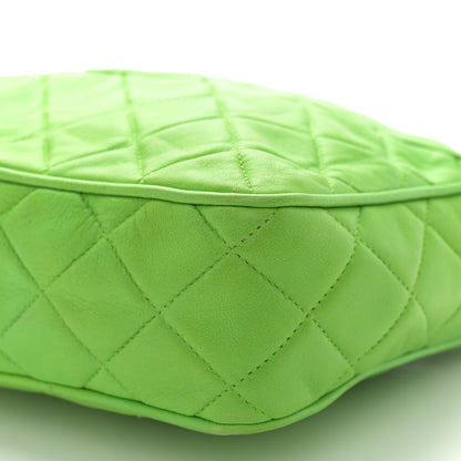 Chanel Lambskin Quilted Tassel Camera Case Green 11 of 14