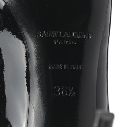 Saint Laurent Patent Calfskin Zoe 85 Pumps 36.5 Black 8 of 11