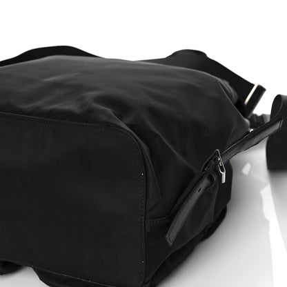 Prada Tessuto Nylon Saffiano Medium Backpack Black 16 of 16