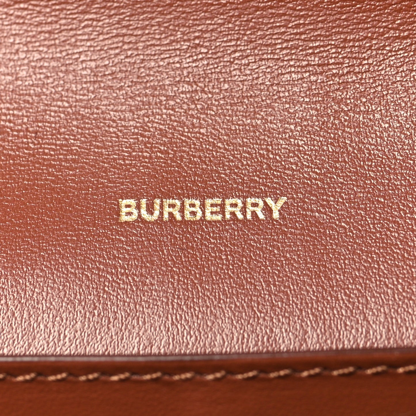 Grainy Calfskin Vintage Check Wallet With Detachable Strap Archive Beige Tan
