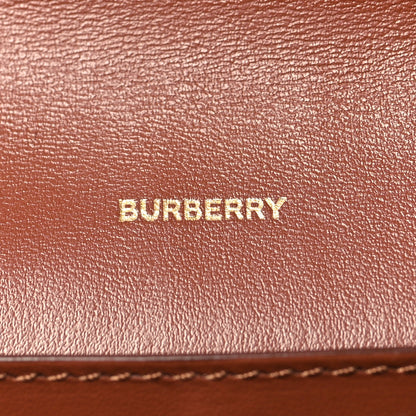Burberry Grainy Calfskin Vintage Check Wallet With Detachable Strap Archive Beige Tan 6 of 13