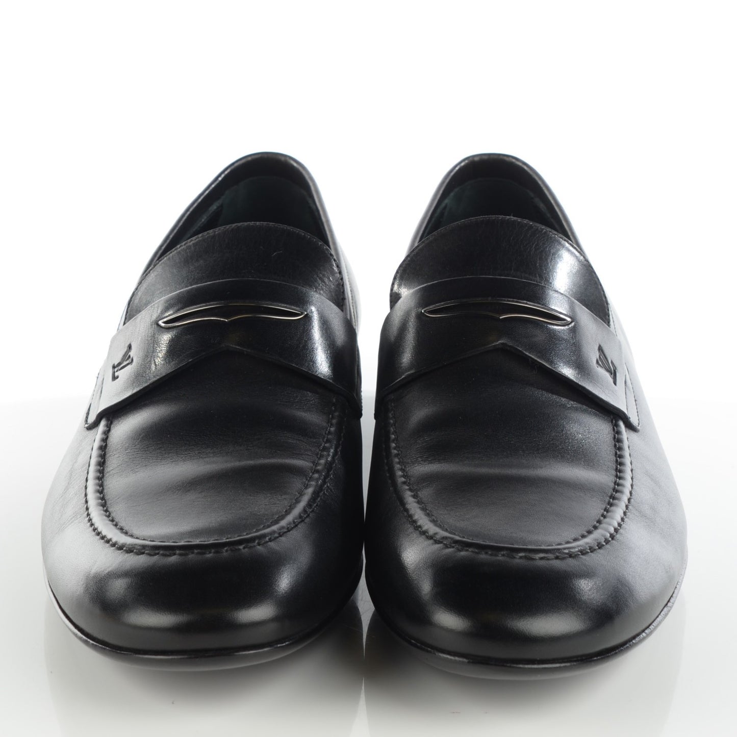 Mens Calfskin Earl Loafer Black 9.5