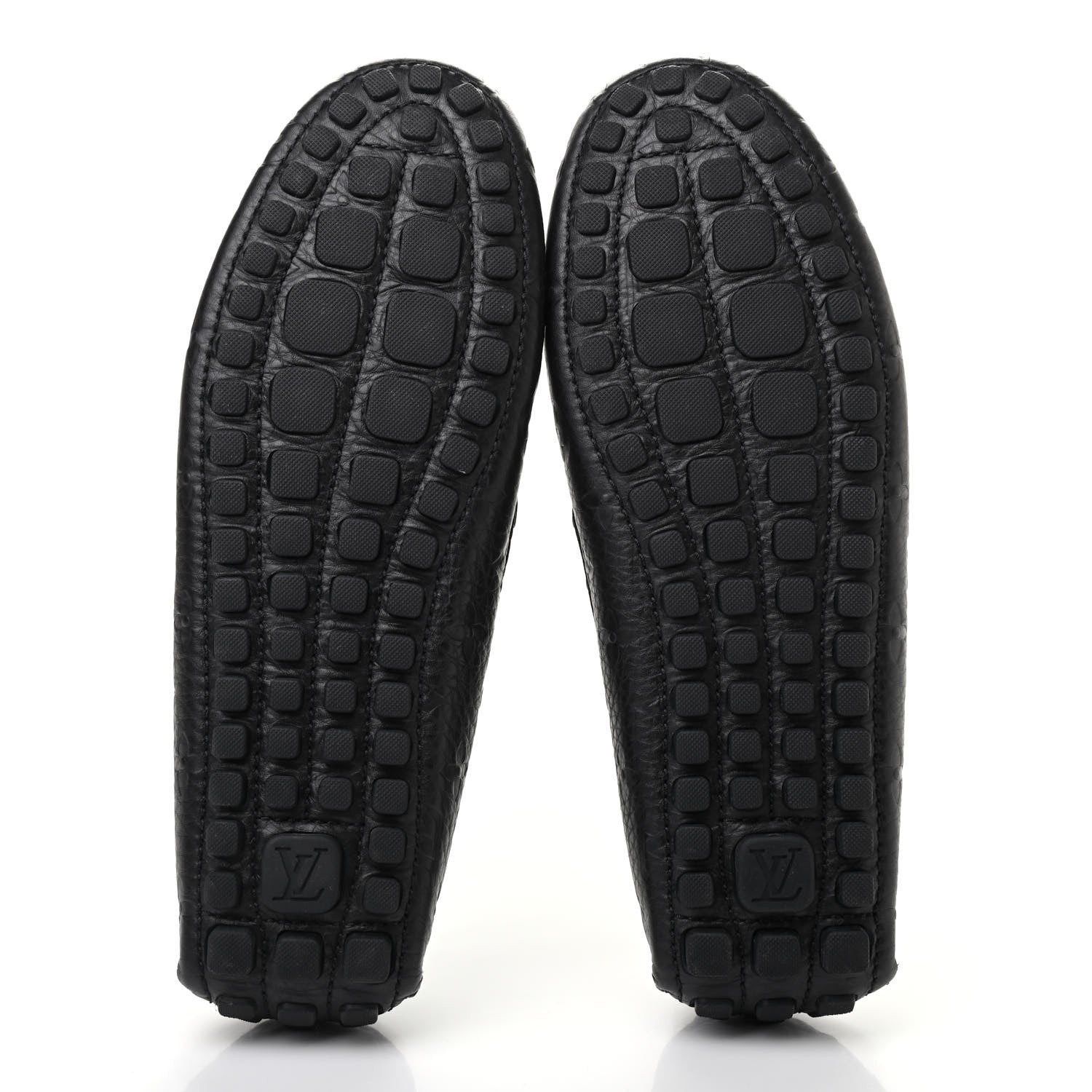 Louis Vuitton Empreinte Arizona Car Shoe Moccasin Loafers 8 Black 5 of 9