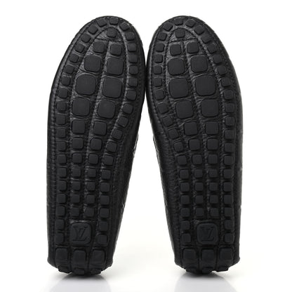 Louis Vuitton Empreinte Arizona Car Shoe Moccasin Loafers 8 Black 5 of 9