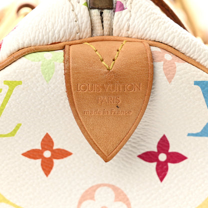 Louis Vuitton Monogram Multicolor Speedy 30 White 6 of 10