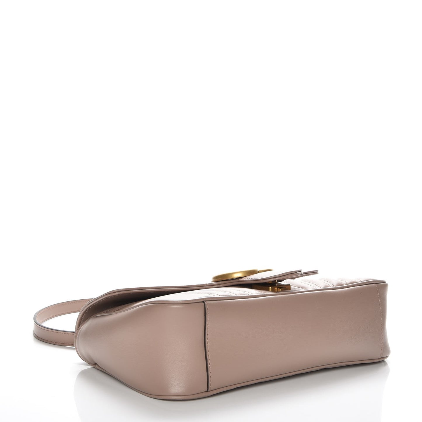 Calfskin Matelasse Small GG Marmont Shoulder Bag Porcelain Rose