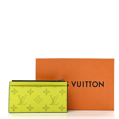 Louis Vuitton Monogram Taiga Coin Card Holder Yellow 8 of 8