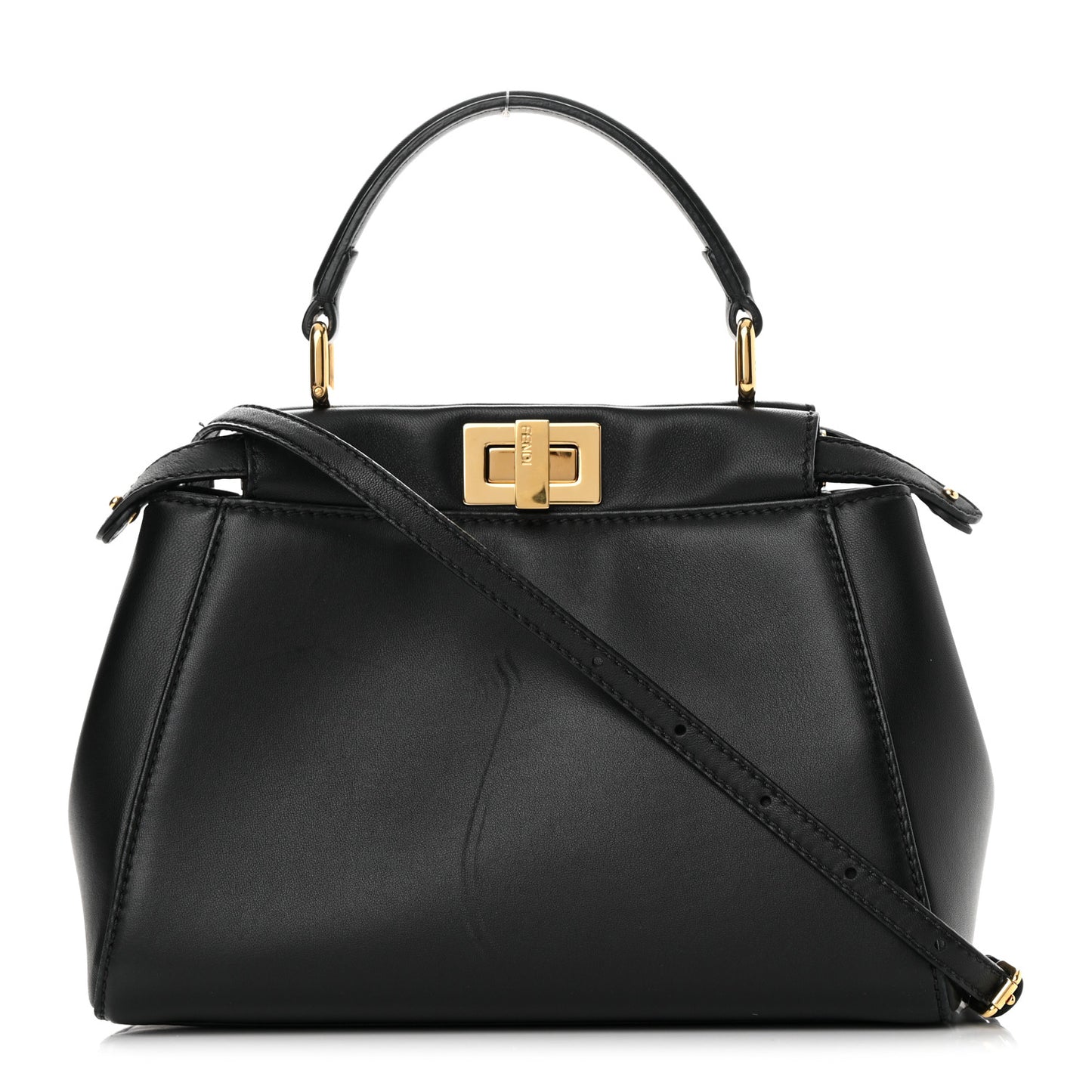 Nappa Mini Peekaboo Iconic Satchel Black