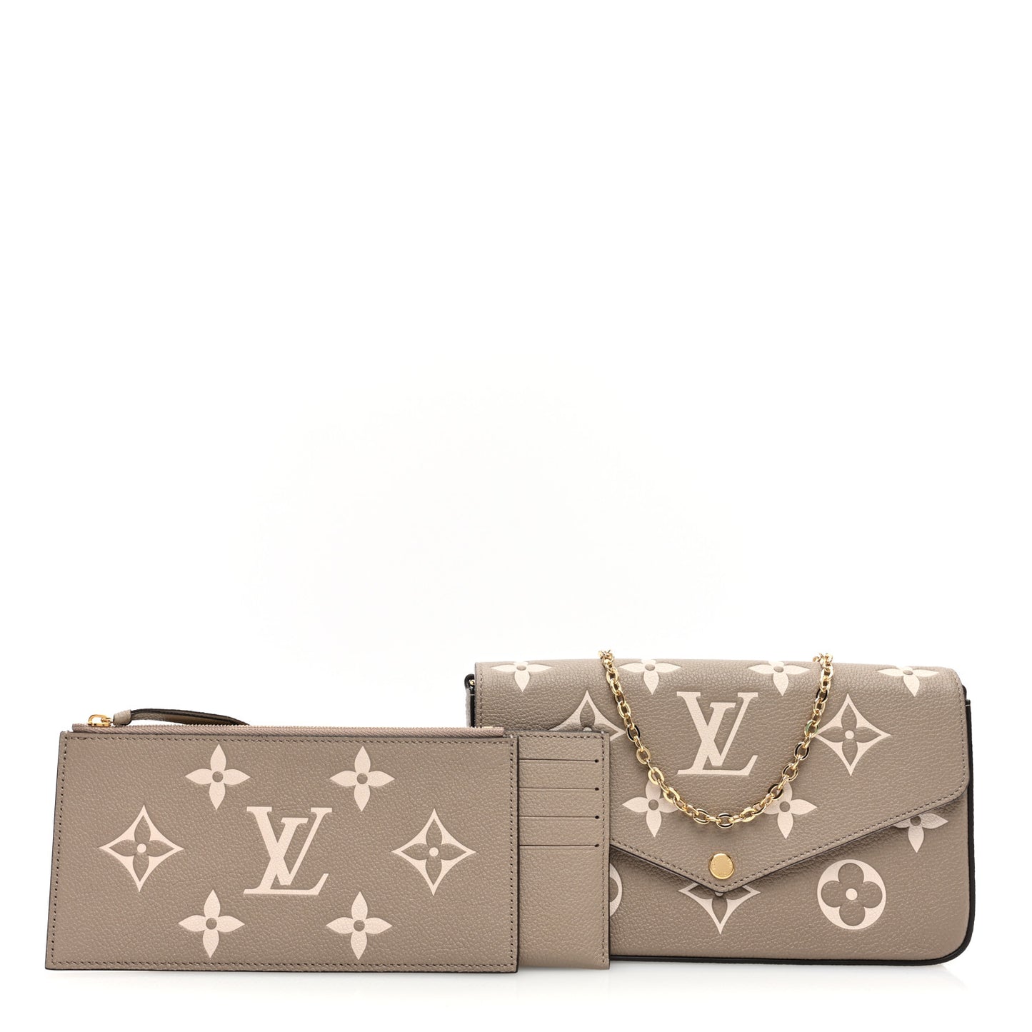 Empreinte Monogram Giant Felicie Pochette Tourterelle Creme