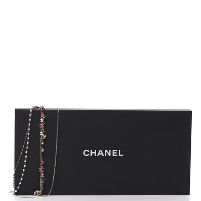 Chanel Bead Pearl CC Charm Multistrand Necklace Gold　 5 of 5