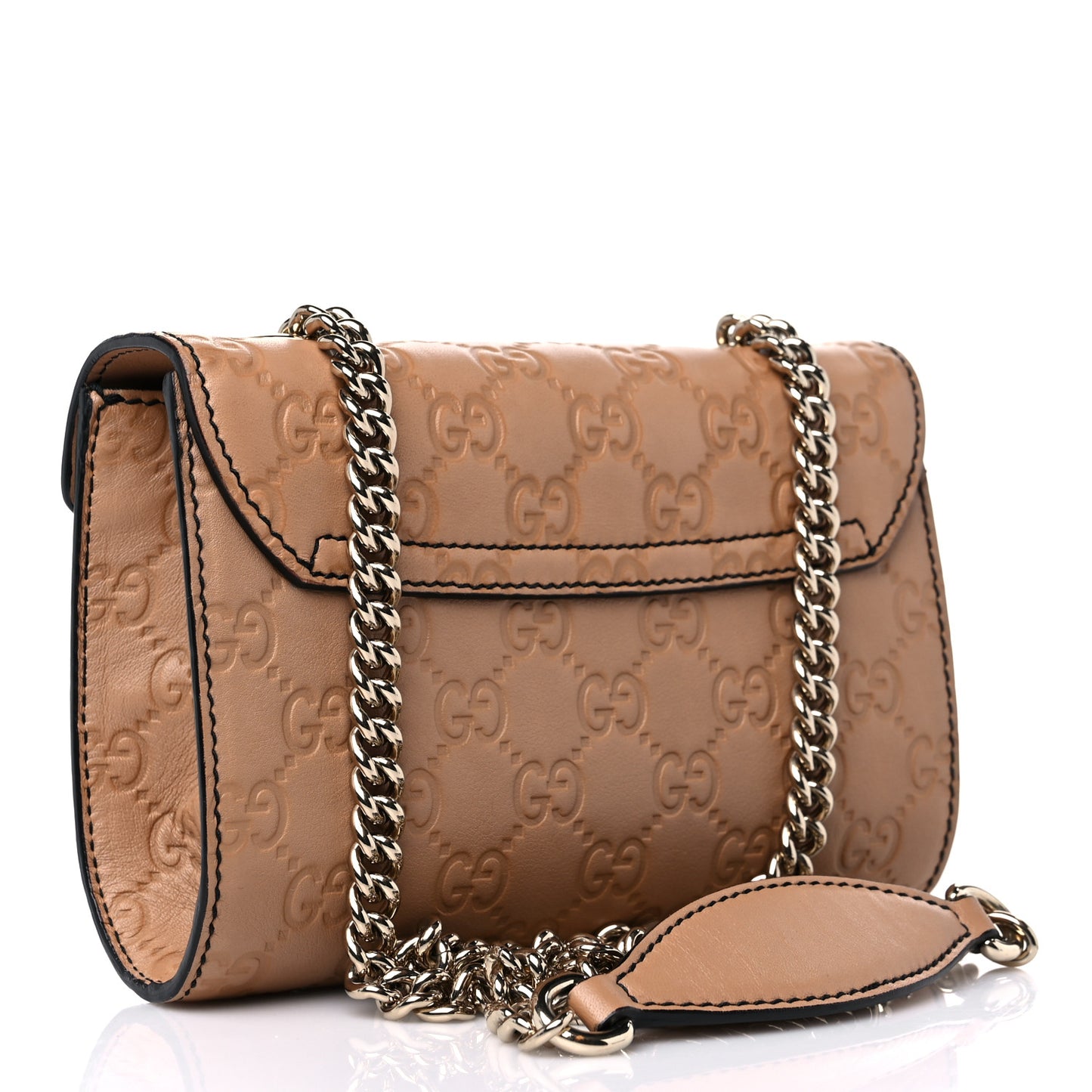 Guccissima Mini Emily Chain Shoulder Bag Camelia