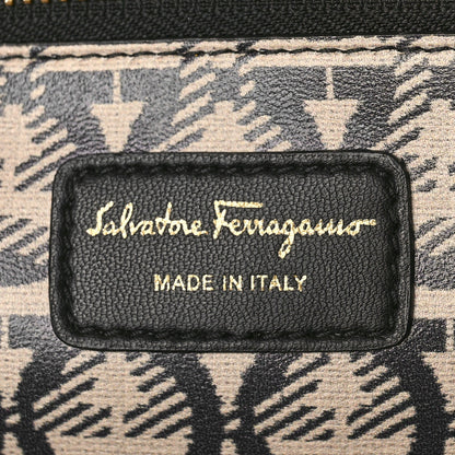 Salvatore Ferragamo Hammered Calfskin Medium The Studio Box Bag Yellow 6 of 12