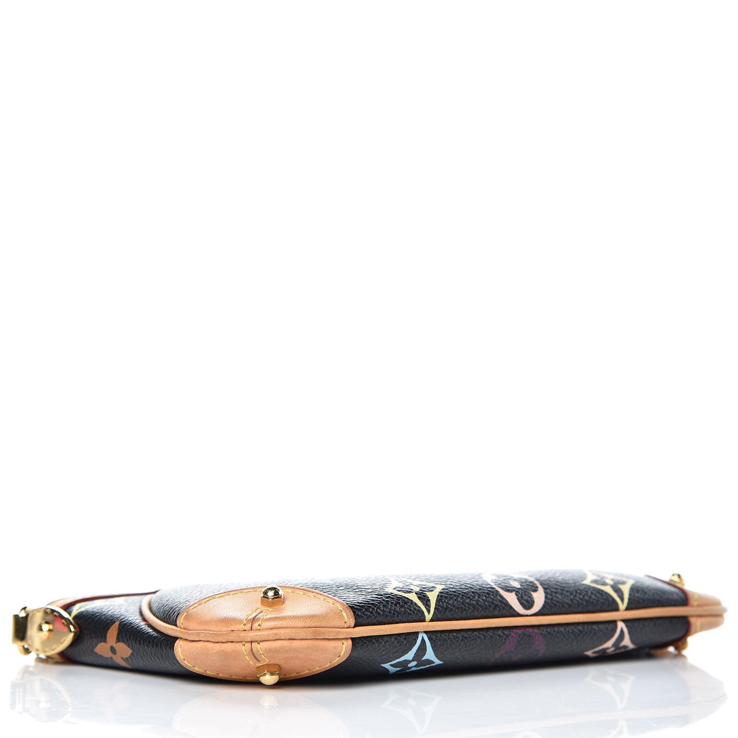 Louis Vuitton Monogram Multicolor Pochette Milla MM Black 4 of 9