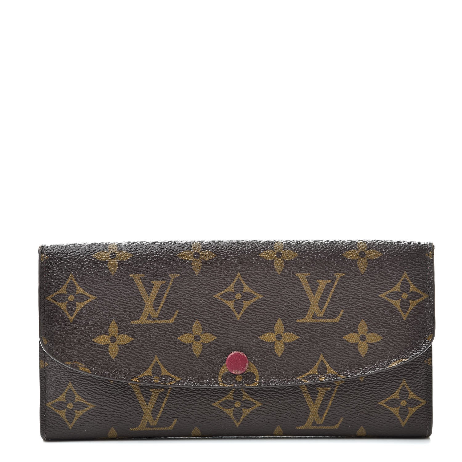 Louis Vuitton Monogram Emilie Wallet Fuchsia 1 of 14