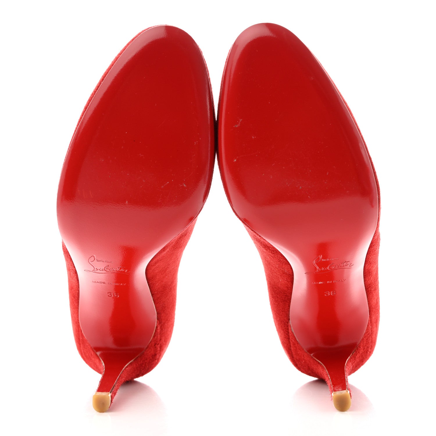 Christian Louboutin Veau Velours Simple 100 Pumps 36 Loubi 5 of 10