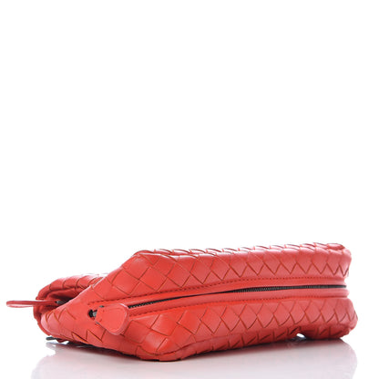 Bottega Veneta Nappa Intrecciato Mini Chain Messenger Red 4 of 10