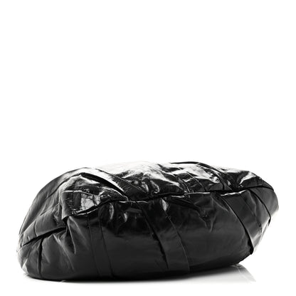 Chanel Glazed Calfskin Twisted Hobo Black 4 of 10