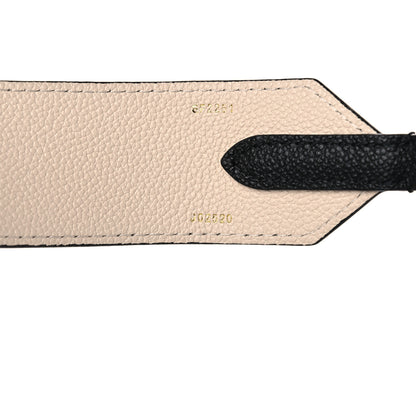Louis Vuitton Empreinte Monogram Bandouliere Shoulder Strap Black Beige 4 of 4