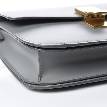 Celine Box Calfskin Medium Classic Box Flap Bag Zinc 10 of 12