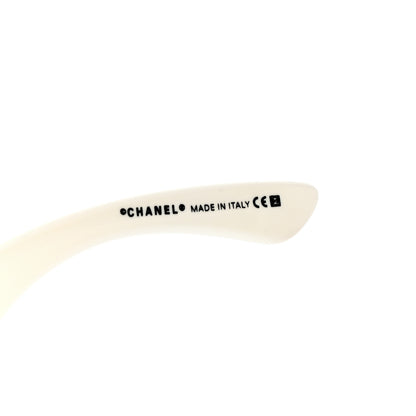 Chanel CC Sunglasses 6018 White 5 of 7