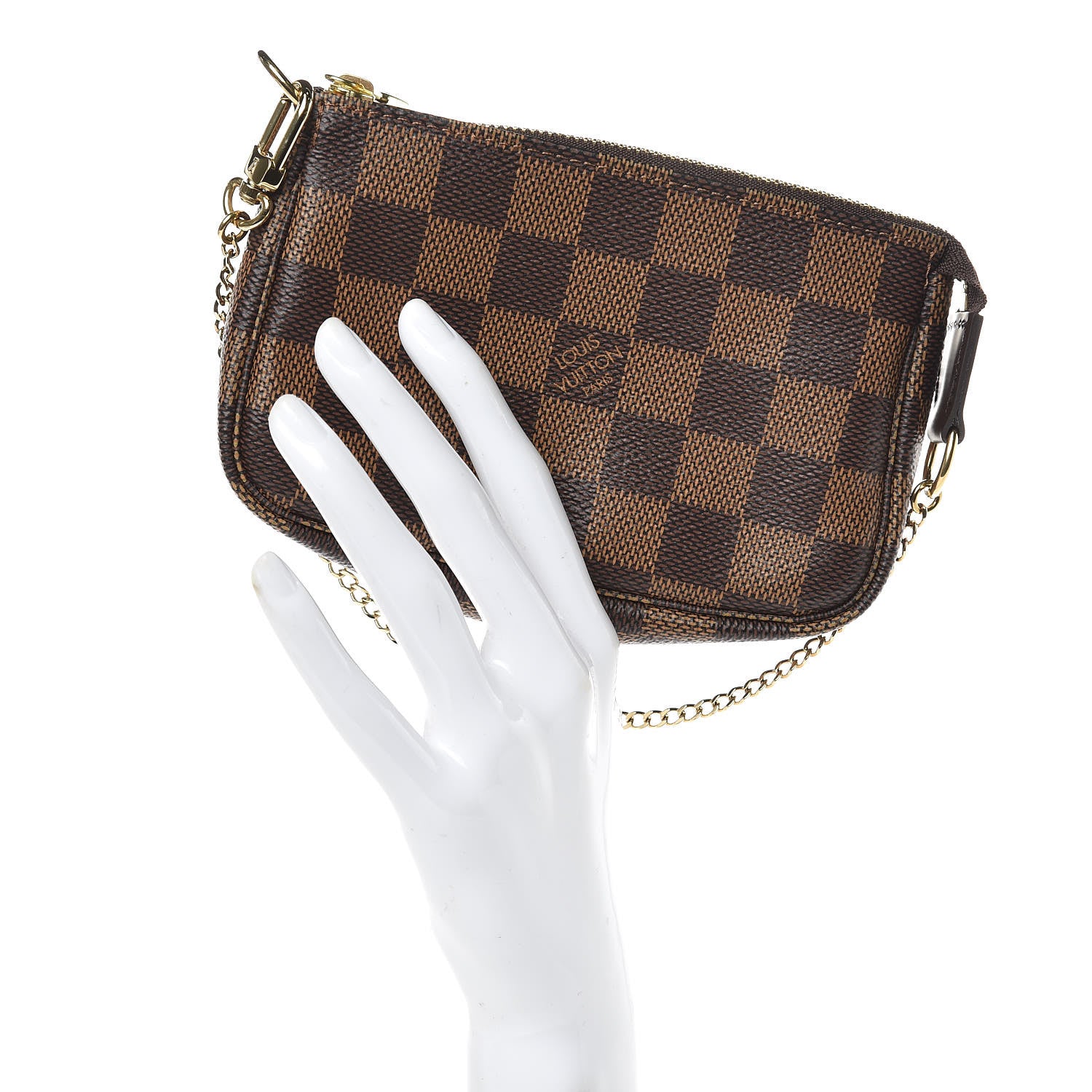 Louis Vuitton Damier Ebene Mini Pochette Accessories 2 of 8