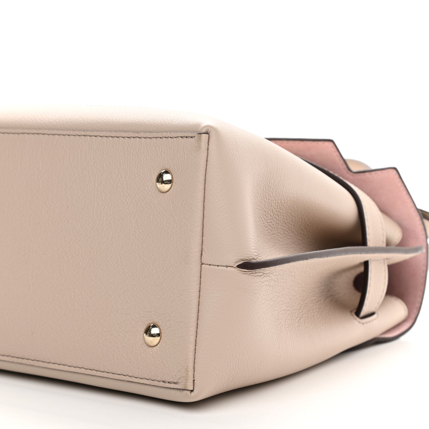 Soft Calfskin Lockme Ever MM Greige