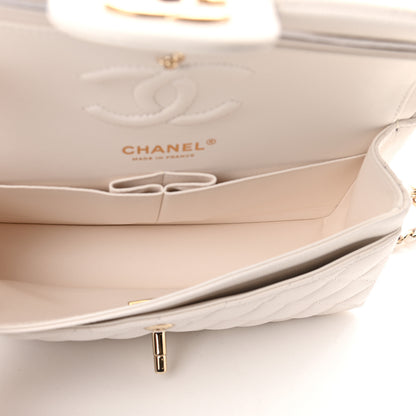 Chanel Caviar Quilted Small Double Flap White 5 of 9
