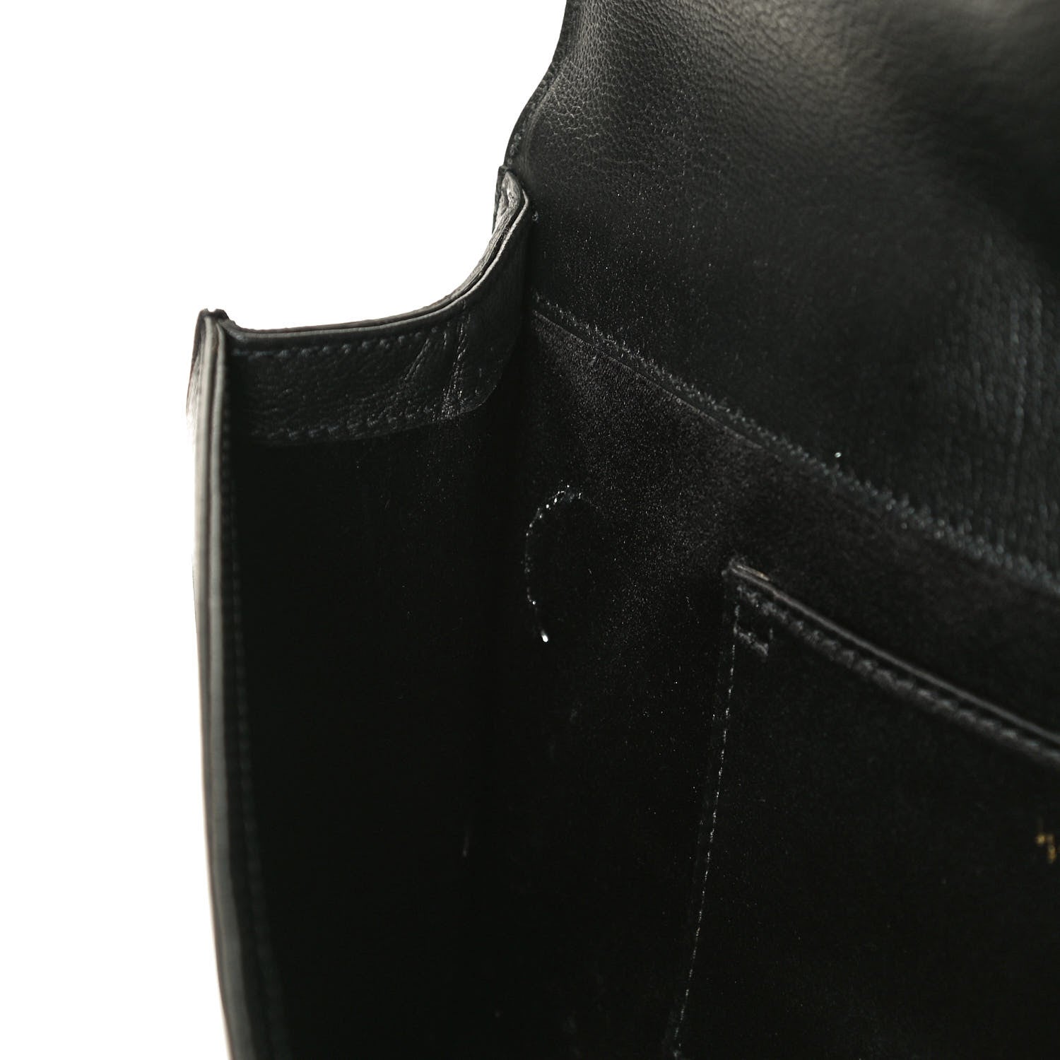 Saint Laurent Calfskin Monogram Large Belle De Jour Clutch Black 9 of 9