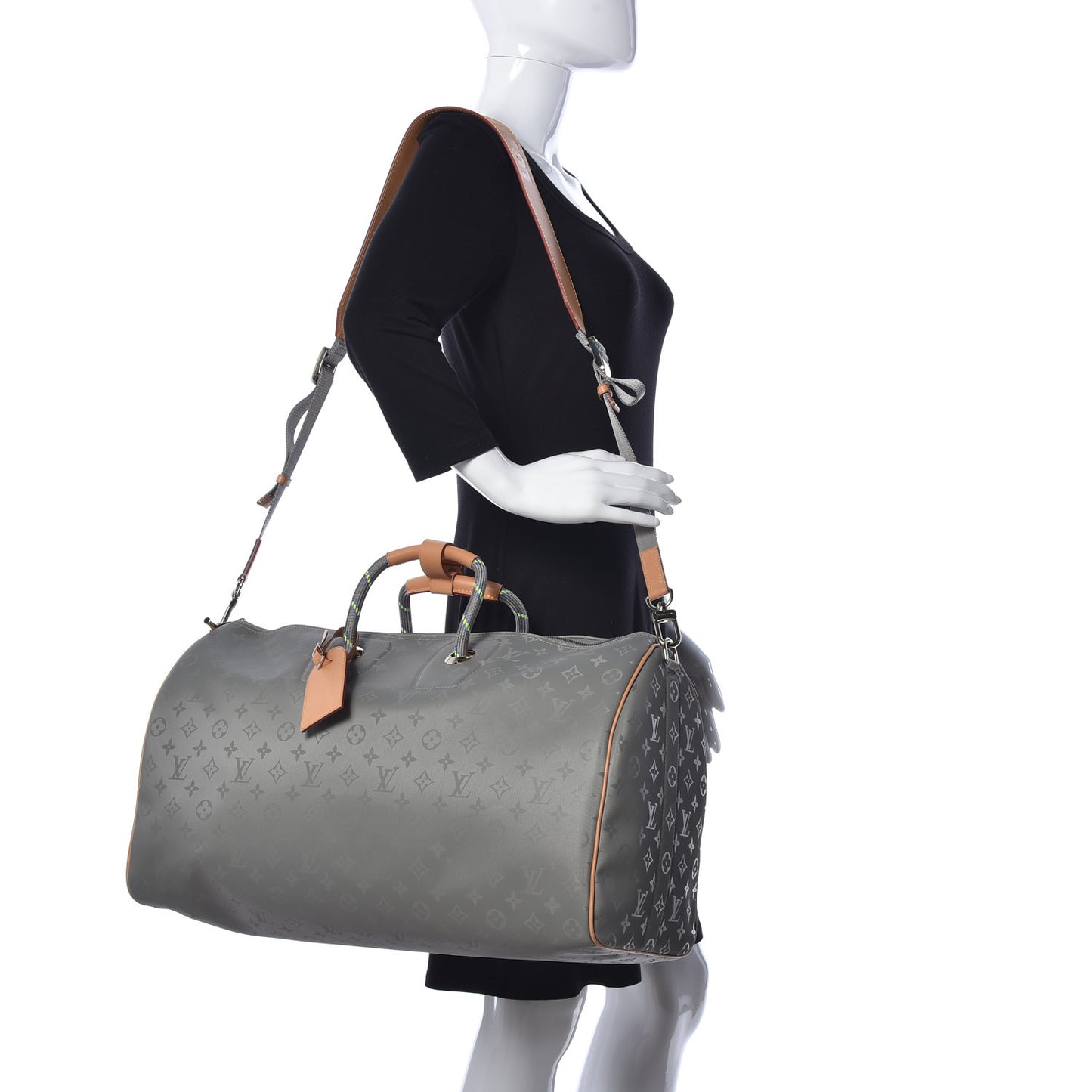 Monogram Titanium Keepall Bandouliere 50