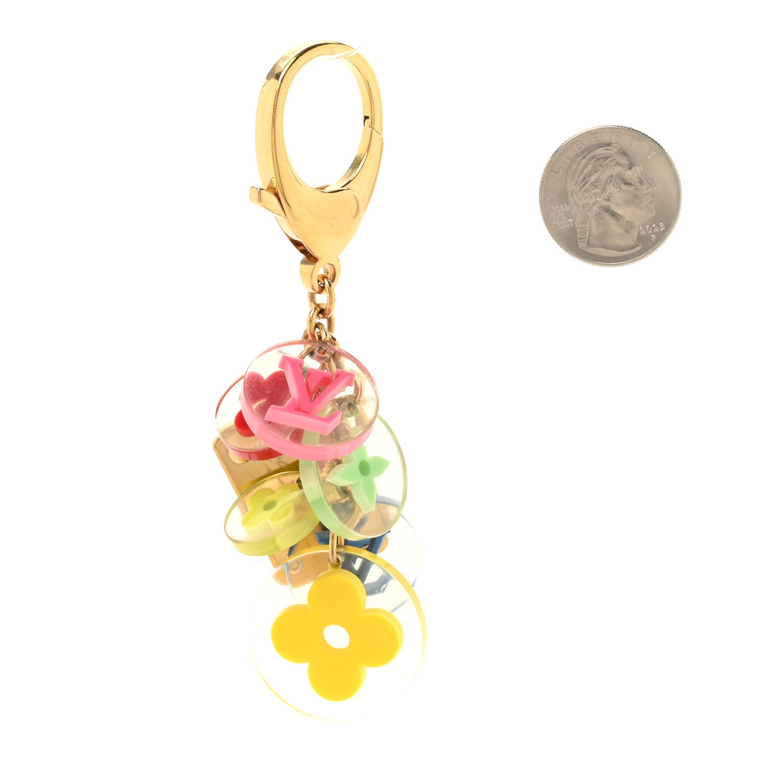 Louis Vuitton Resin Candy Fleurs Bag Charm Multicolor 2 of 3