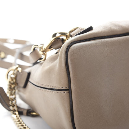 Chloe Suede Calfskin Mini Faye Backpack Motty Grey 14 of 21