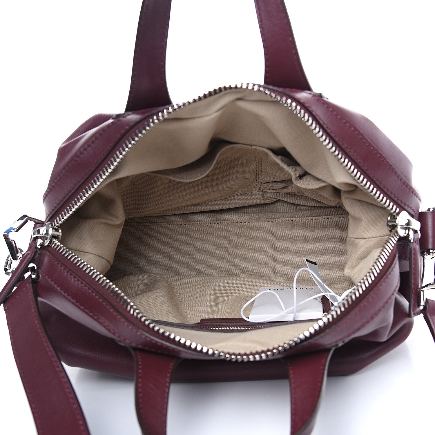 Givenchy Calfskin Small Biker Nightingale Oxblood 4 of 9