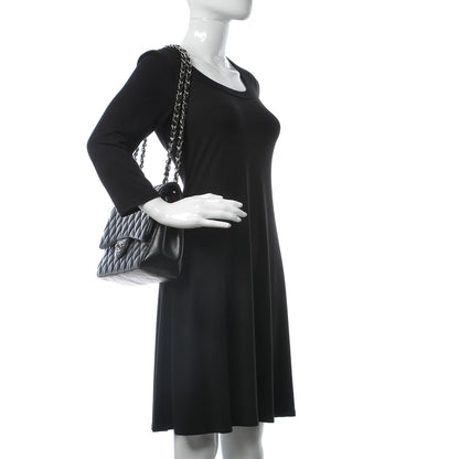 Chanel Lambskin Quilted Jumbo Double Flap Black 2 of 12