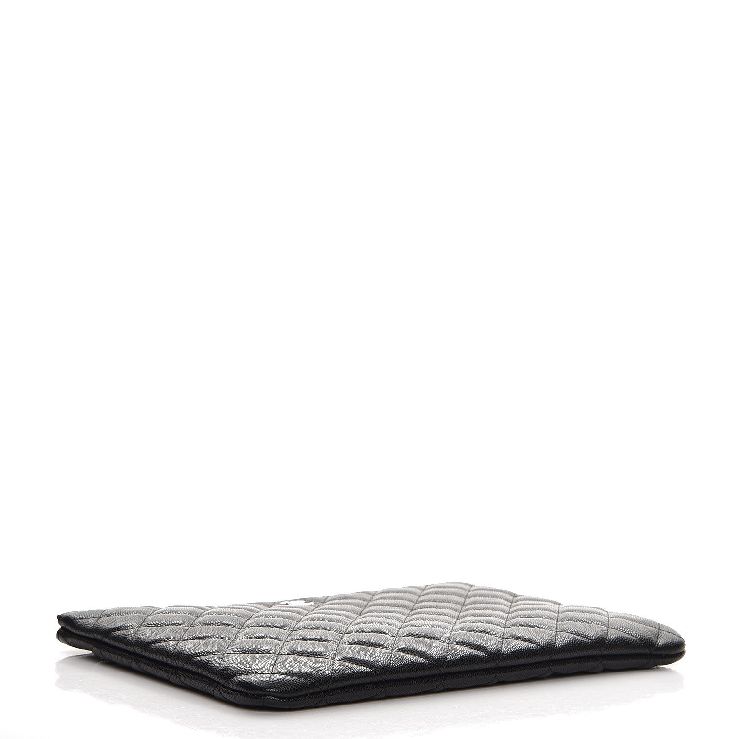 Chanel Caviar Quilted Medium Cosmetic Case Black 4 of 8