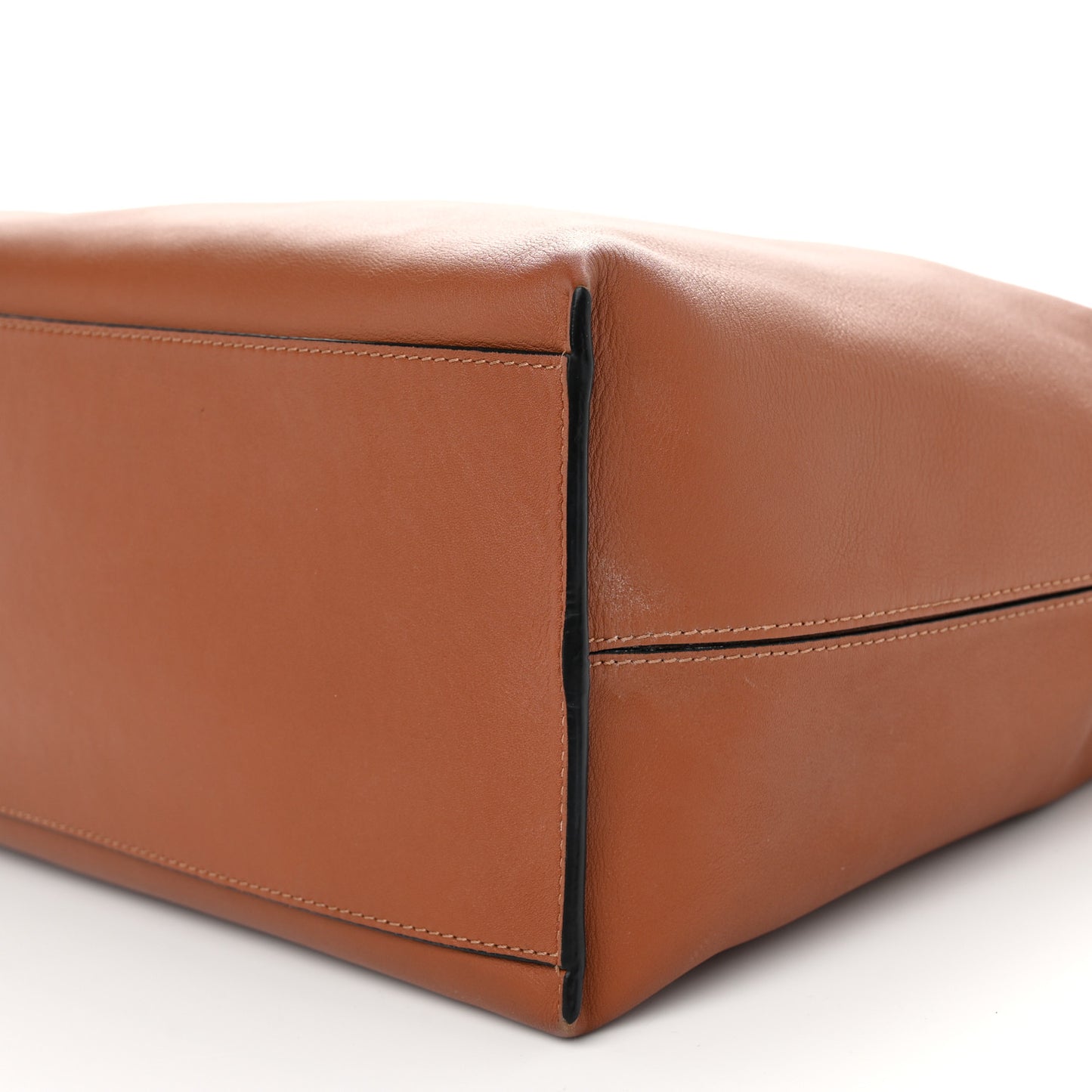 Supple Smooth Calfskin Jacquard Cubi Crossbody Bag Tan