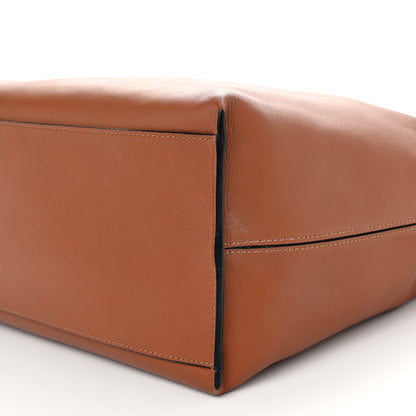 Loewe Supple Smooth Calfskin Jacquard Cubi Crossbody Bag Tan 9 of 10