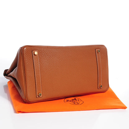 Hermes Togo Birkin 35 Gold 4 of 9