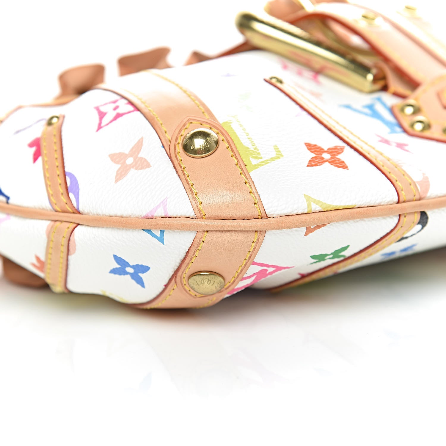 Louis Vuitton Monogram Multicolor Leonor White 8 of 10