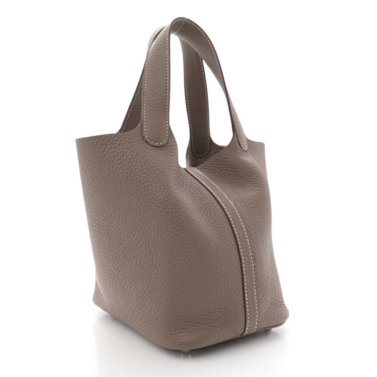 Hermes Taurillon Clemence Picotin Lock 18 PM Etoupe 3 of 10