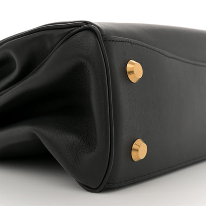 Balenciaga Natural Smooth Calfskin Medium Rodeo Top Handle Handbag Black 9 of 12