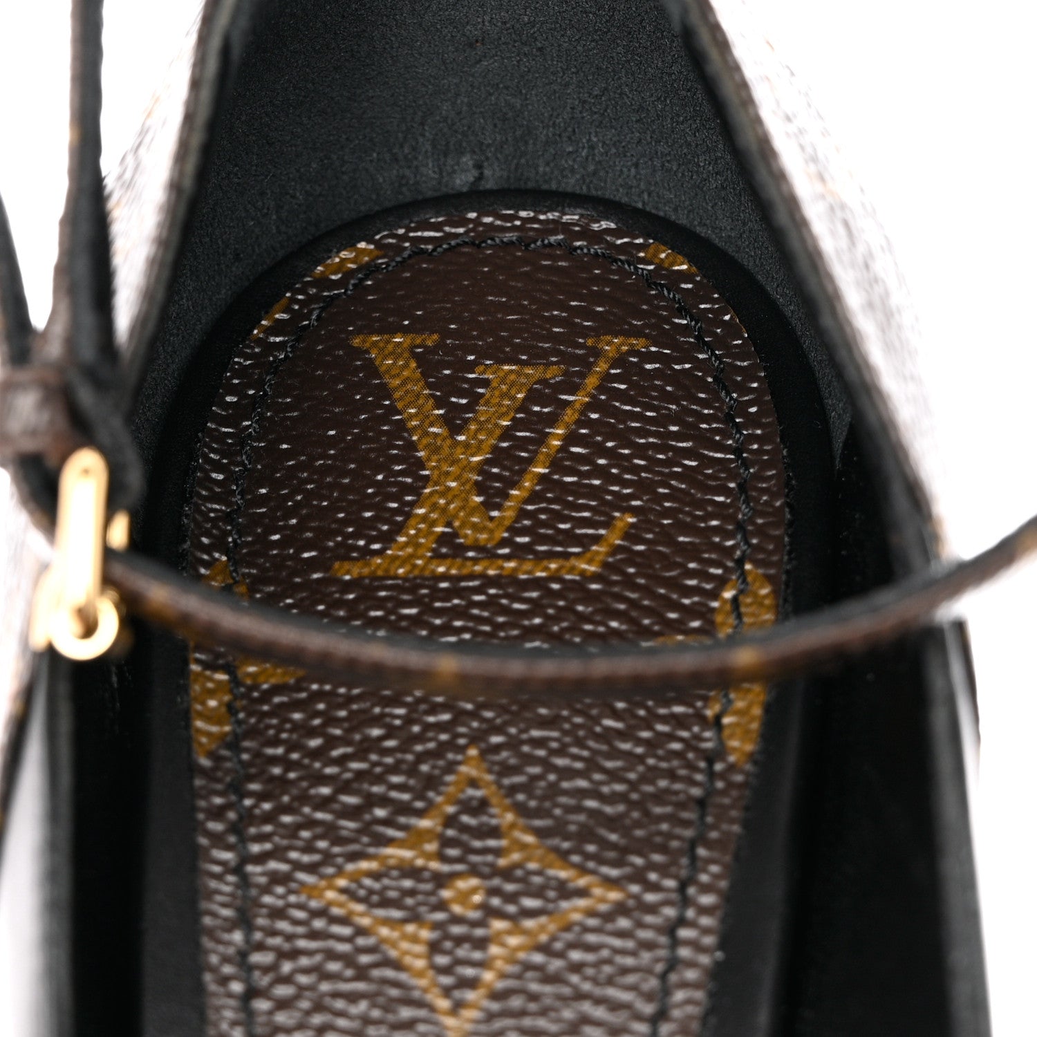 Louis Vuitton Calfskin Monogram Afterglow Platform Pumps 40 Black 7 of 9