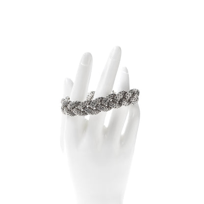 John Hardy Sterling Silver 14mm Braided Classic Chain Bracelet 2 of 5
