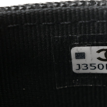 Chanel Caviar Quilted Enamel Coco Casino Flap Card Holder Wallet Black 8 of 9