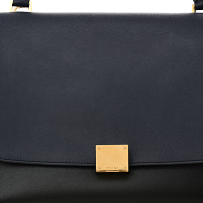 Celine Smooth Calfskin Medium Tri-Color Trapeze Ink 7 of 10