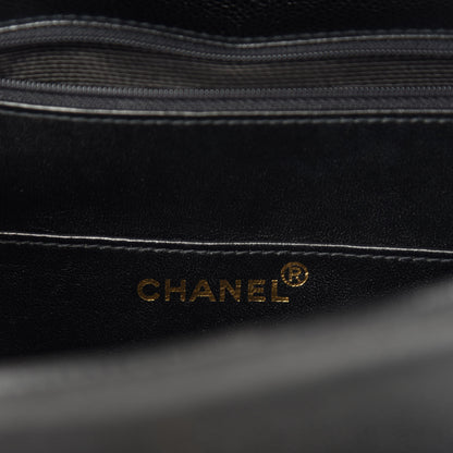 Chanel Caviar Briefcase Laptop Bag Black 8 of 11
